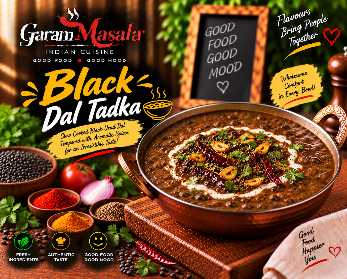 Black Dal Tadka