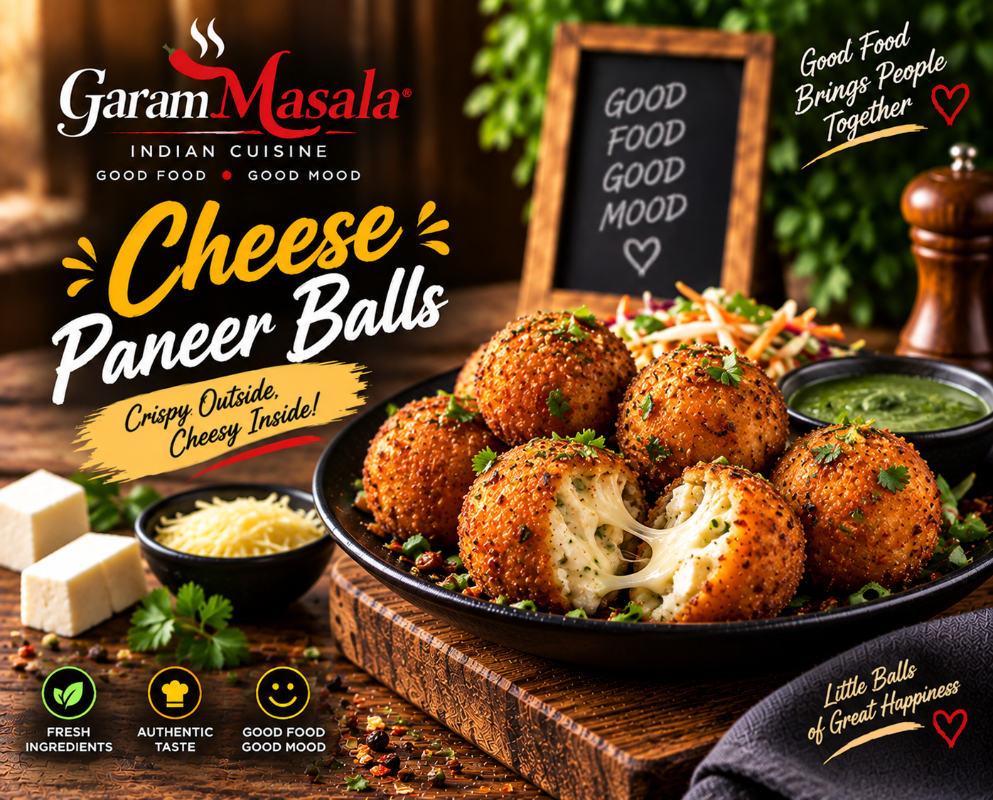 Cheese Paneer Balls