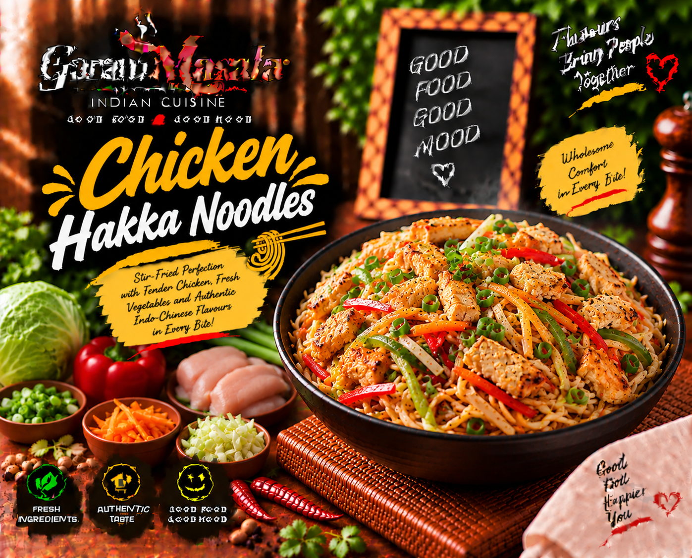 Chicken Hakka Noodles