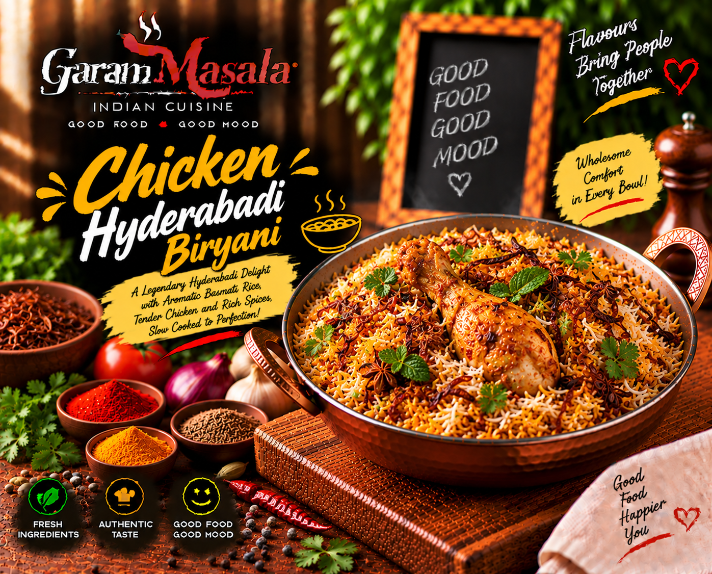 Chicken Hyderabadi Biryani