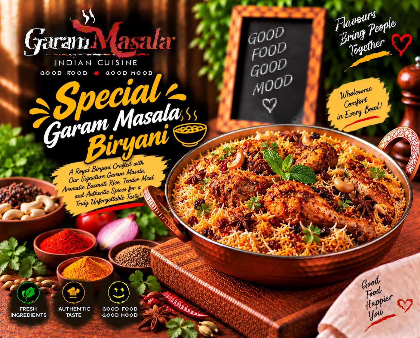 Special Garam Masala Biryani