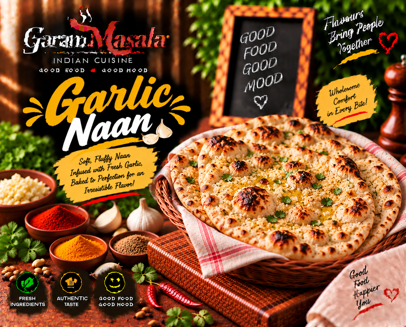 Garlic Naan