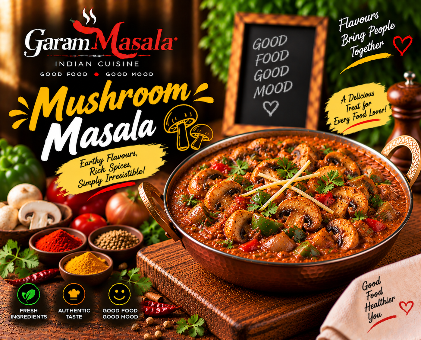 Mushroom Masala