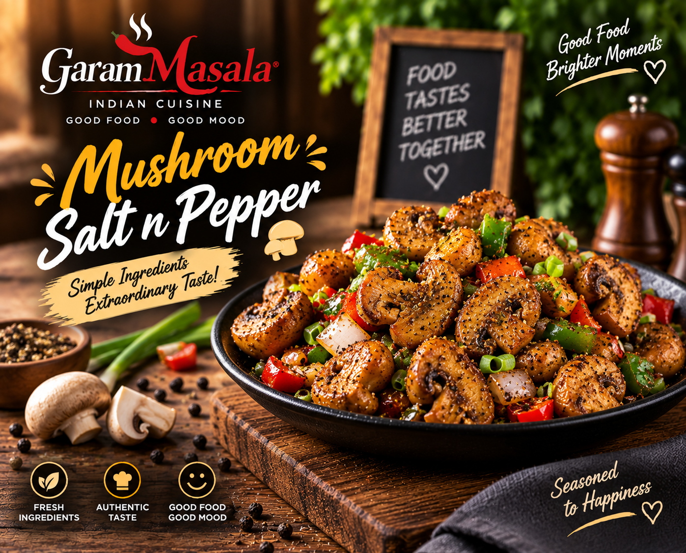 Mushroom Salt N Pepper
