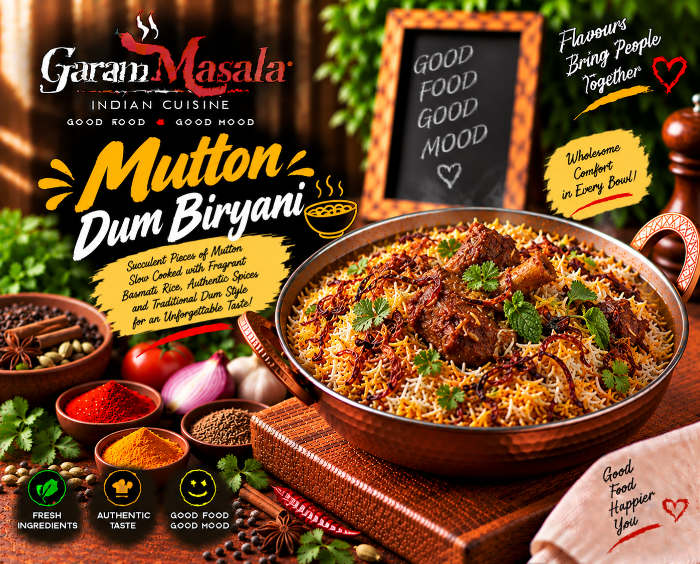 Mutton Dum Biryani