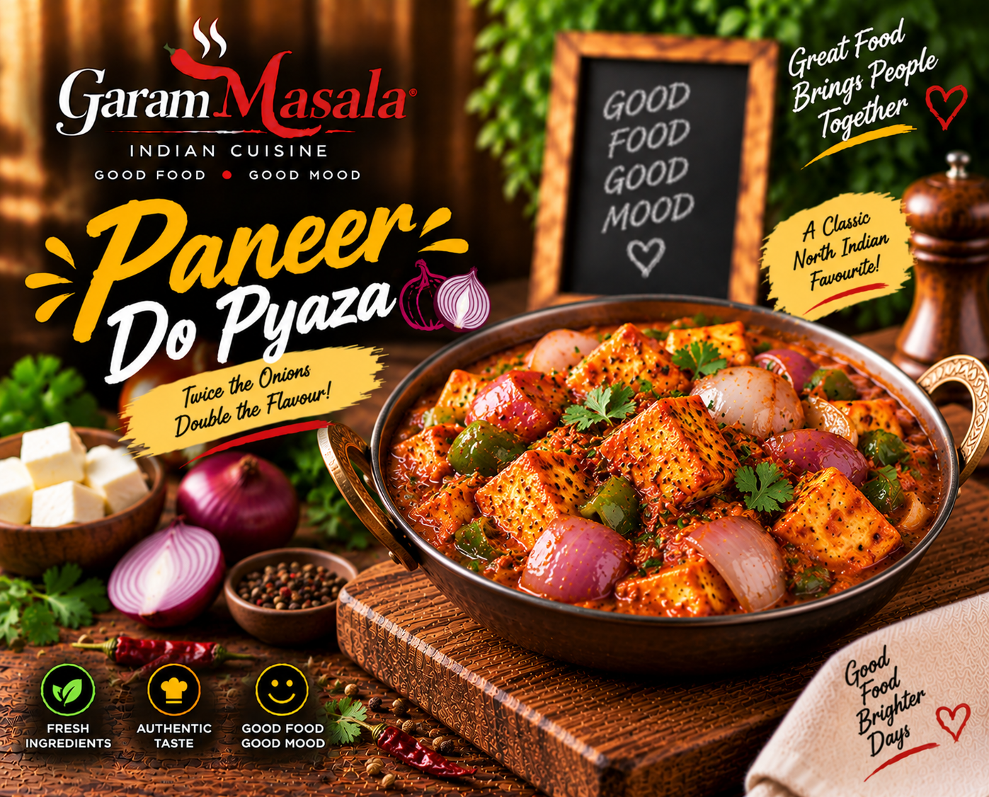 Paneer Do Pyaza