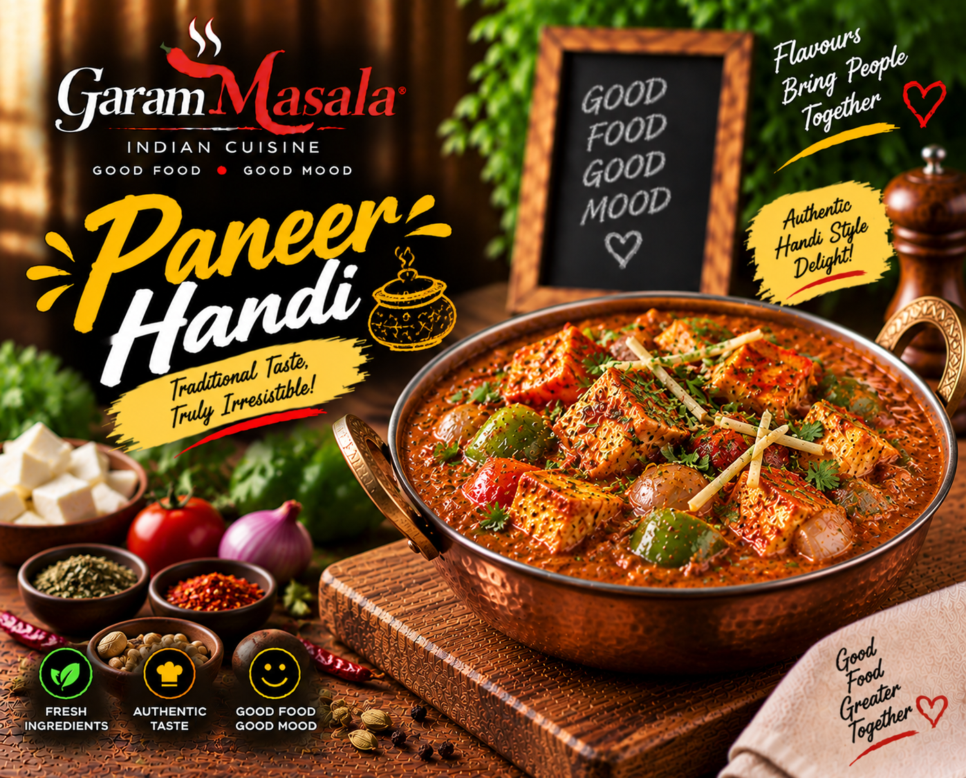 Paneer Handi