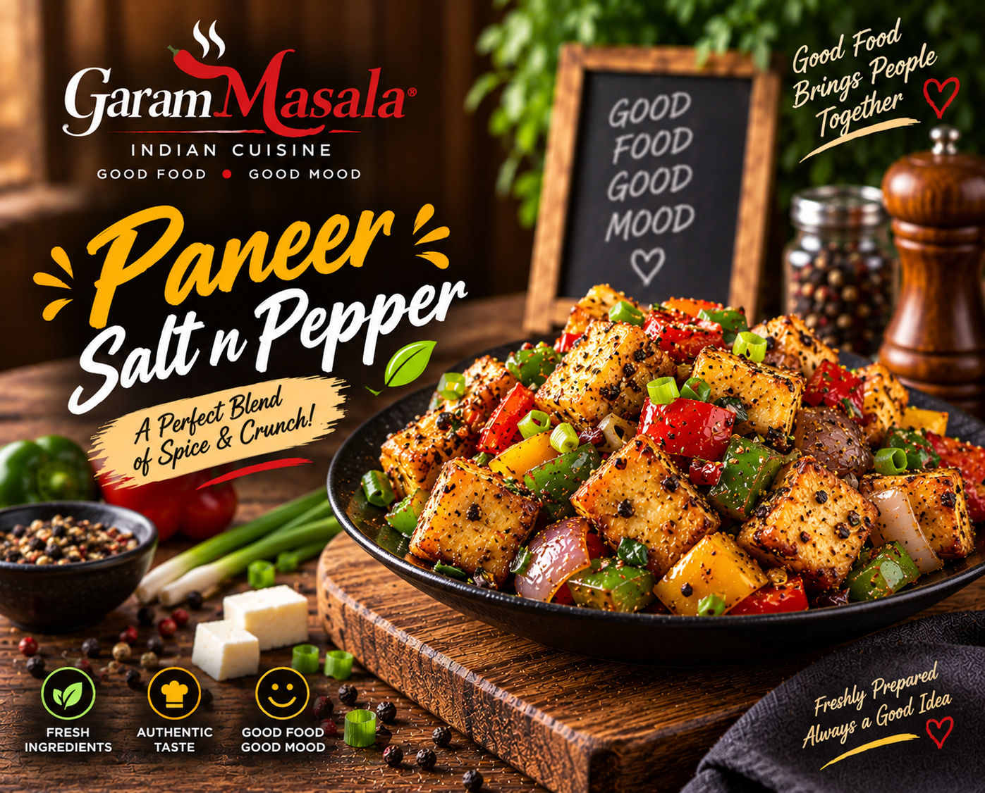 Paneer Salt N Pepper