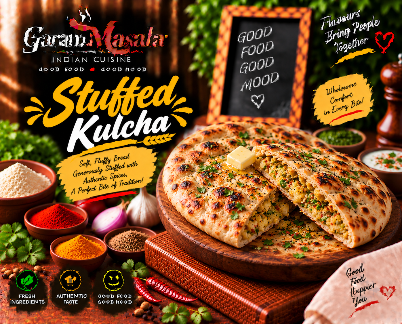 Stuffed Kulcha